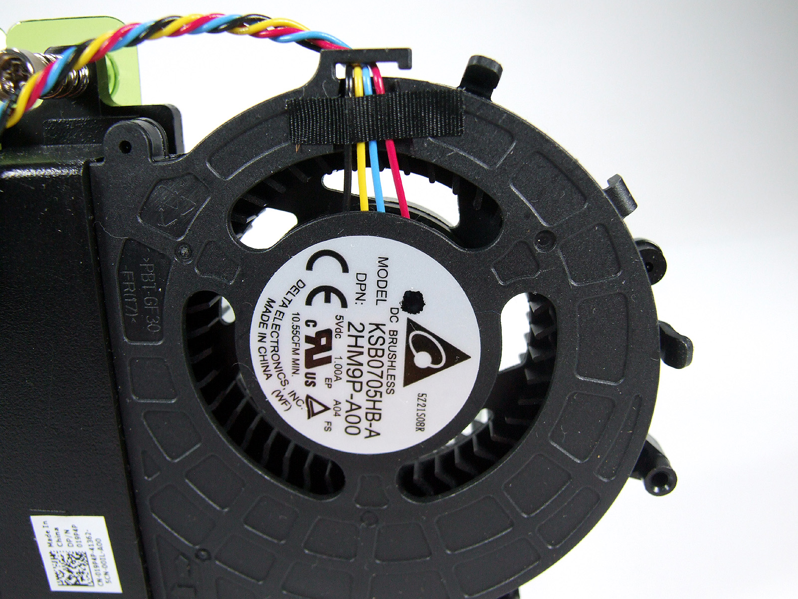 DELL OptiPlex 3020M 3040M 3050M 5040M USFF ventilátor s chladičem (CPU fan)